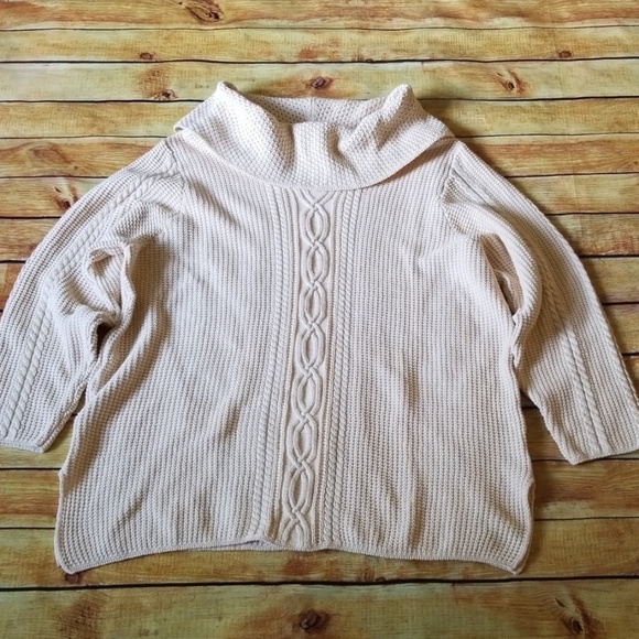 Jeanne Pierre Woman Chunky Sweater, Cowl neck, 2X - Picture 3 of 8